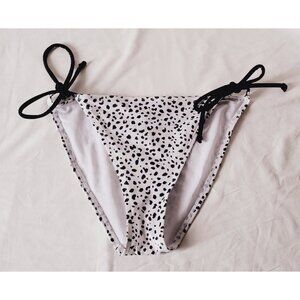 HOP LUN Animal Print LARGE Triangle String Bikini Swimwear Brazilian Cheeky